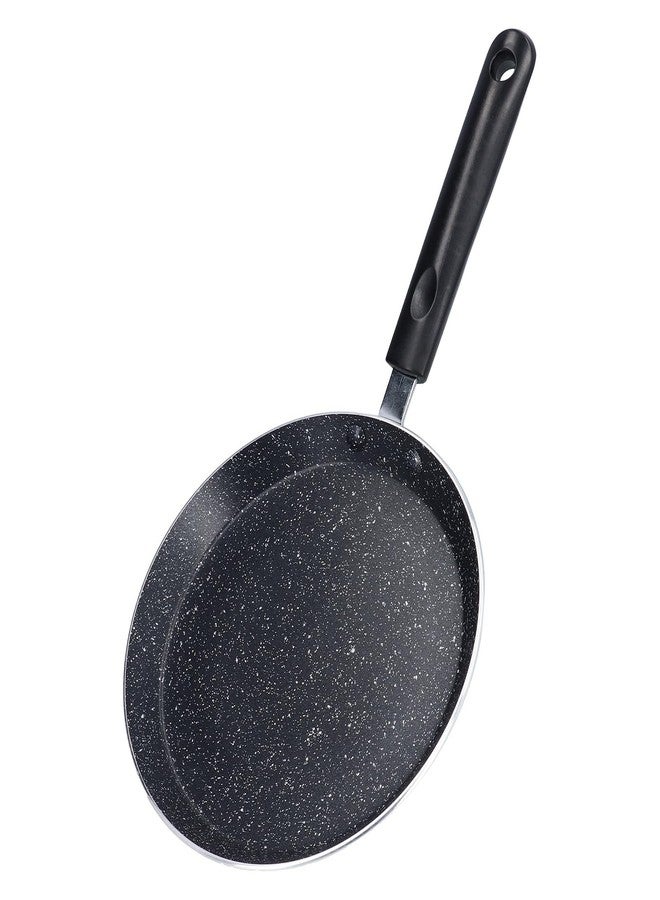 Masyrt 6 Inch Flat Bottom Frying Pan Pancake Pan Medical Stone NonStick Frying Pan for Kitchen Induction Cooker (Black) - Image 2